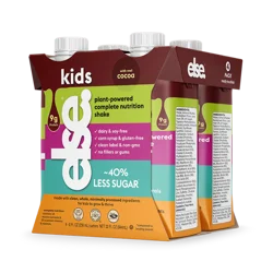 Else Kids Plant-Powered Complete Nutrition Shake with Real Cocoa 4 - 8 fl oz Cartons