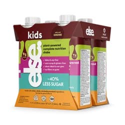 Else Kids Plant-Powered Complete Nutrition Shake with Real Cocoa - 4 x 8 fl oz Cartons