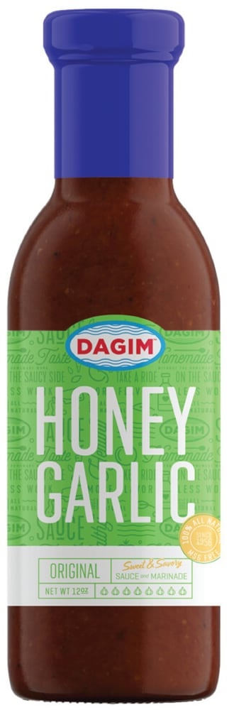 slide 1 of 1, Dagim Honey Garlic Sauce, 12 oz