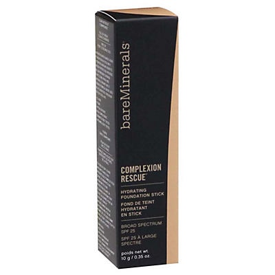 slide 1 of 1, bareMinerals Complexion Rescue Foundation Stick SPF 25 Suede, 0.35 oz