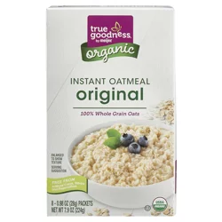 True Goodness Organic Original Instant Oatmeal