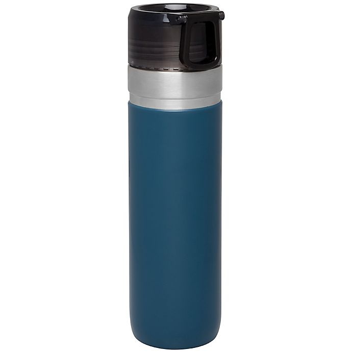 slide 5 of 5, STANLEY Go Stainless Steel Vacuum Insulated Bottle - Blue, 24 oz