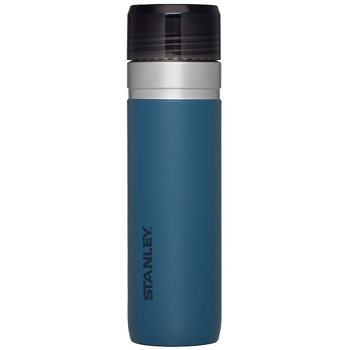 slide 1 of 5, STANLEY Go Stainless Steel Vacuum Insulated Bottle - Blue, 24 oz