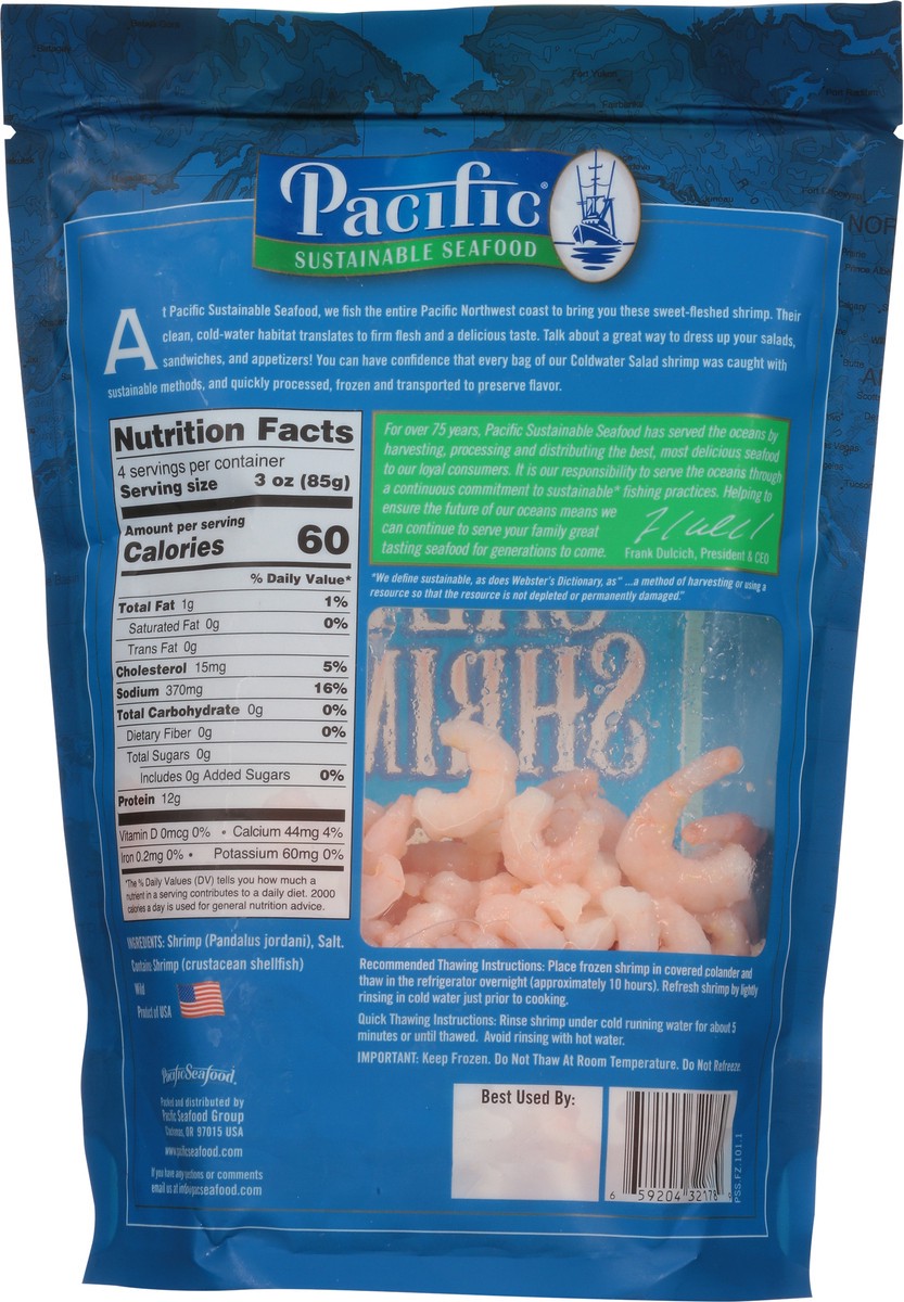 slide 5 of 9, Pacific Seafood Coldwater Wild Salad Shrimp 12 oz, 12 oz