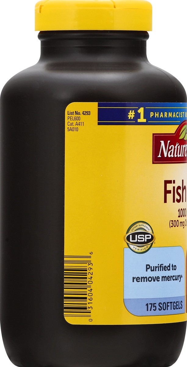 slide 2 of 9, Nature Made Value Size Softgels Fish Oil 175 ea, 175 ct; 1000 mg