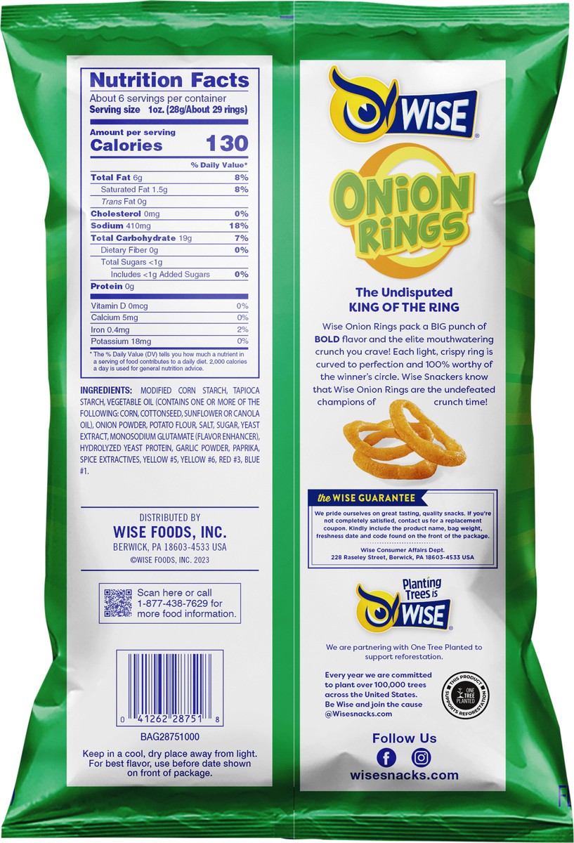 slide 6 of 9, Wise Onion Rings 5.85 oz, 5.85 oz