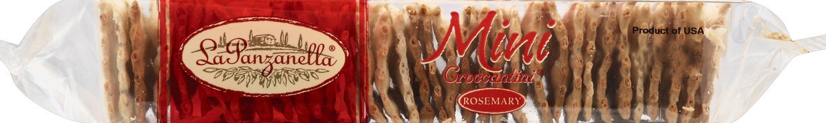 slide 2 of 5, La Panzanella Croccantini Rosemary Artisan Crackers, 6 oz