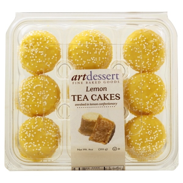 slide 1 of 4, Art Dessert Lemon Tea Cakes, 9 oz