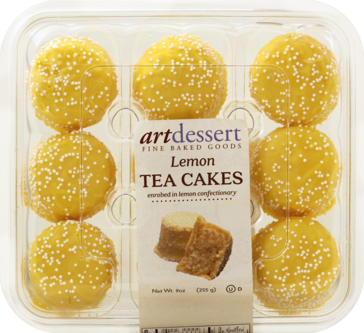 slide 4 of 4, Art Dessert Lemon Tea Cakes, 9 oz