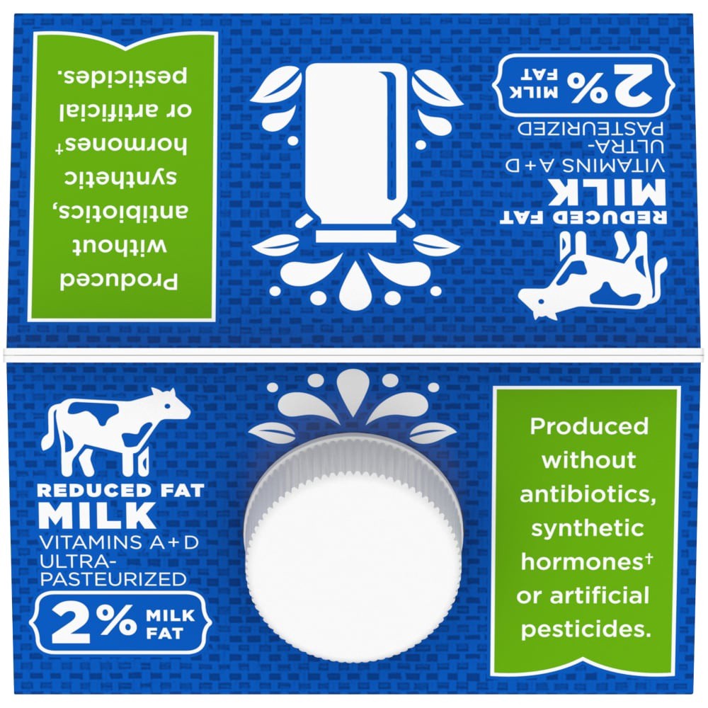 slide 5 of 5, Simple Truth Organic 2% Reduced Fat Milk, 1/2 gal