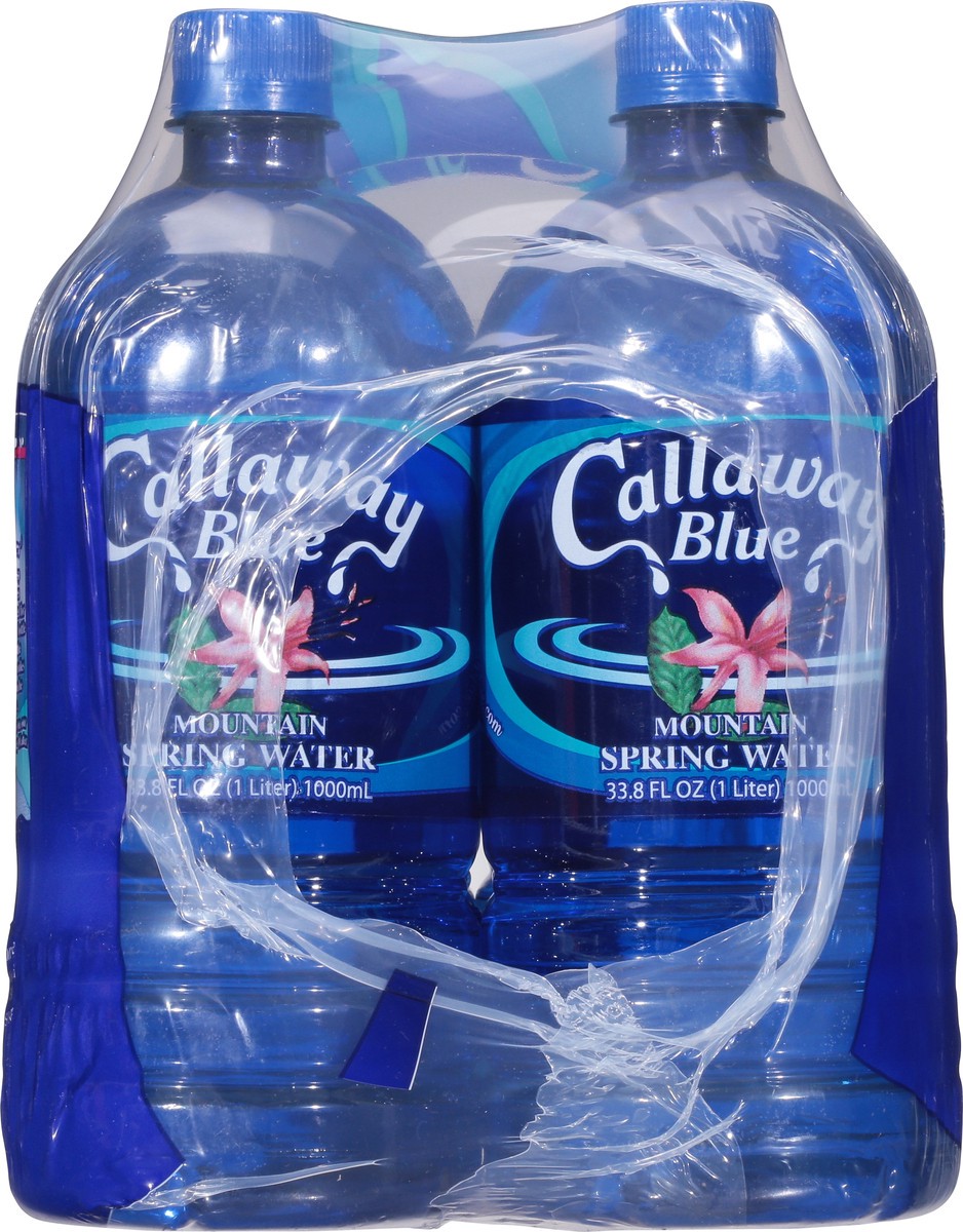 slide 6 of 12, Callaway Blue Premium Spring Water 6 - 33.8 fl oz Bottles, 6 ct