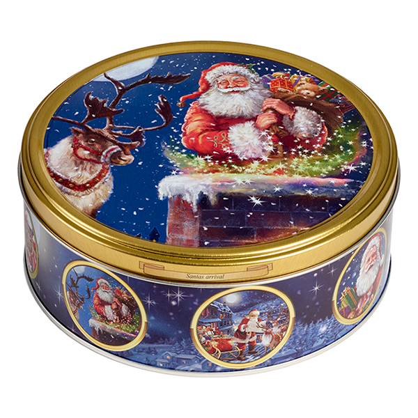 slide 1 of 1, Jacobsen's Danish Butter Cookies Festive Holiday Gift Tin, 5.29 oz