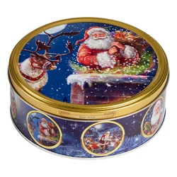 Jacobsen's Danish Butter Cookies Festive Holiday Gift Tin