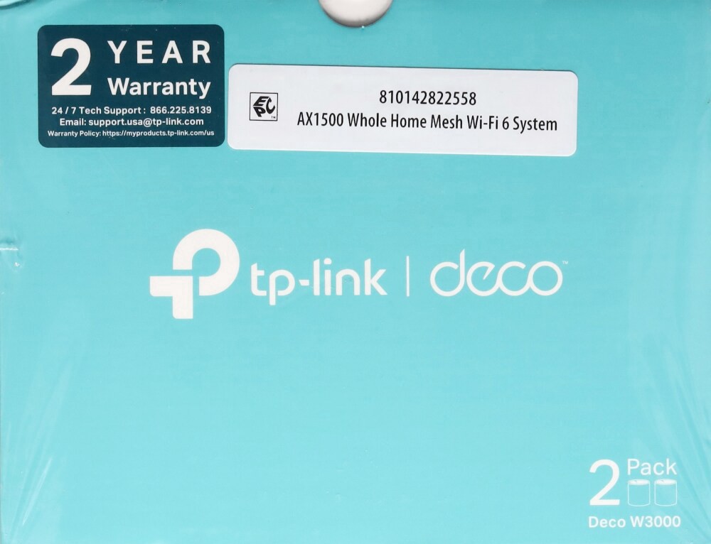 slide 3 of 6, TP Link Deco™ AX1500 Whole Home Mesh Wi-Fi 6 System, 1 ct