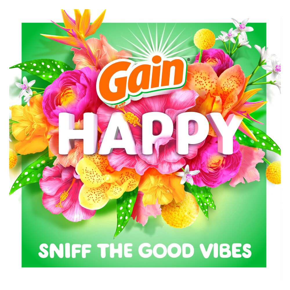 slide 4 of 6, Gain® 6x Fresh + Odor Protection Happy Hibiscus Hula Scent Booster, 24 oz