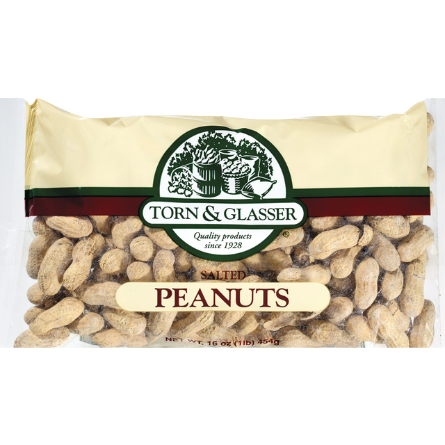 slide 1 of 1, T&G Peanuts Roasted Salted, 16 oz