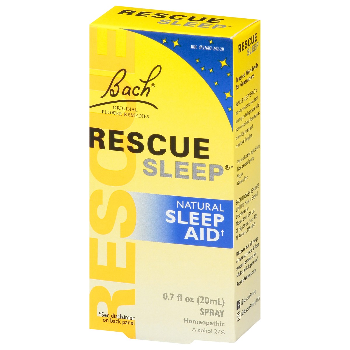 slide 8 of 9, Bach Original Flower Remedies Rescue Sleep Natural Sleep Aid Spray 0.7 fl oz, 0.7 fl oz