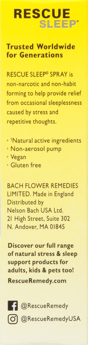 slide 4 of 9, Bach Original Flower Remedies Rescue Sleep Natural Sleep Aid Spray 0.7 fl oz, 0.7 fl oz