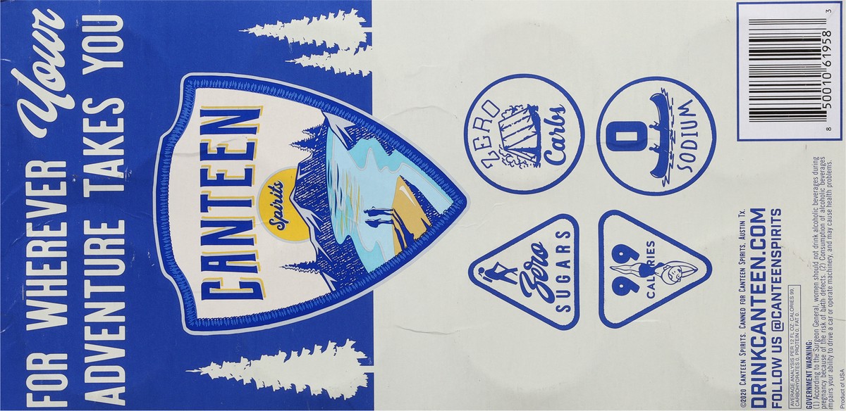 slide 5 of 9, Canteen Spirits 8 Pack Strawberry/Pineapple/Lime Vodka Soda 8 - 12 fl oz Cans, 8 ct; 12 fl oz