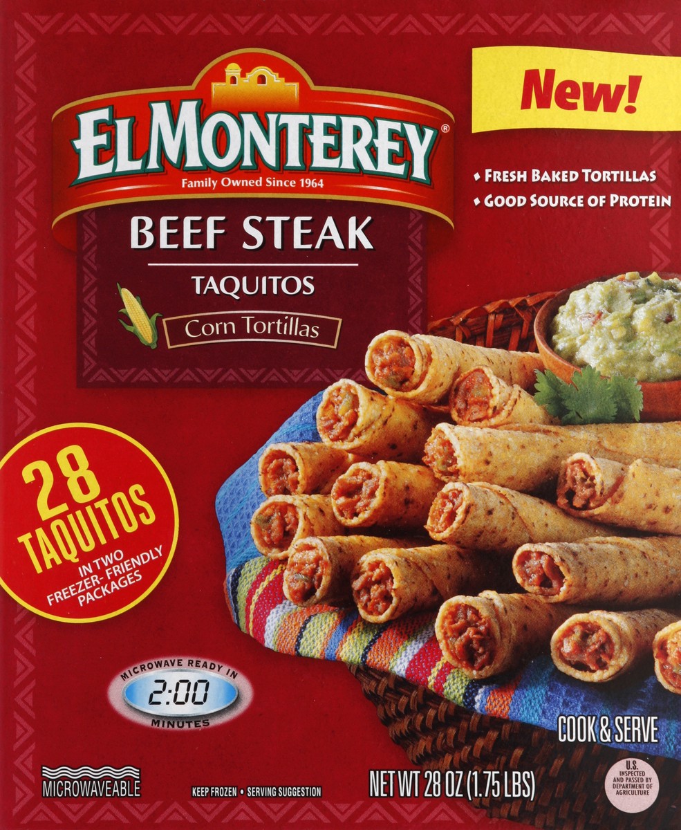 slide 4 of 4, El Monterey Taquitos 28 ea, 28 ct