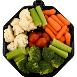 Large Vegetable Tray With Dip - 64 Oz