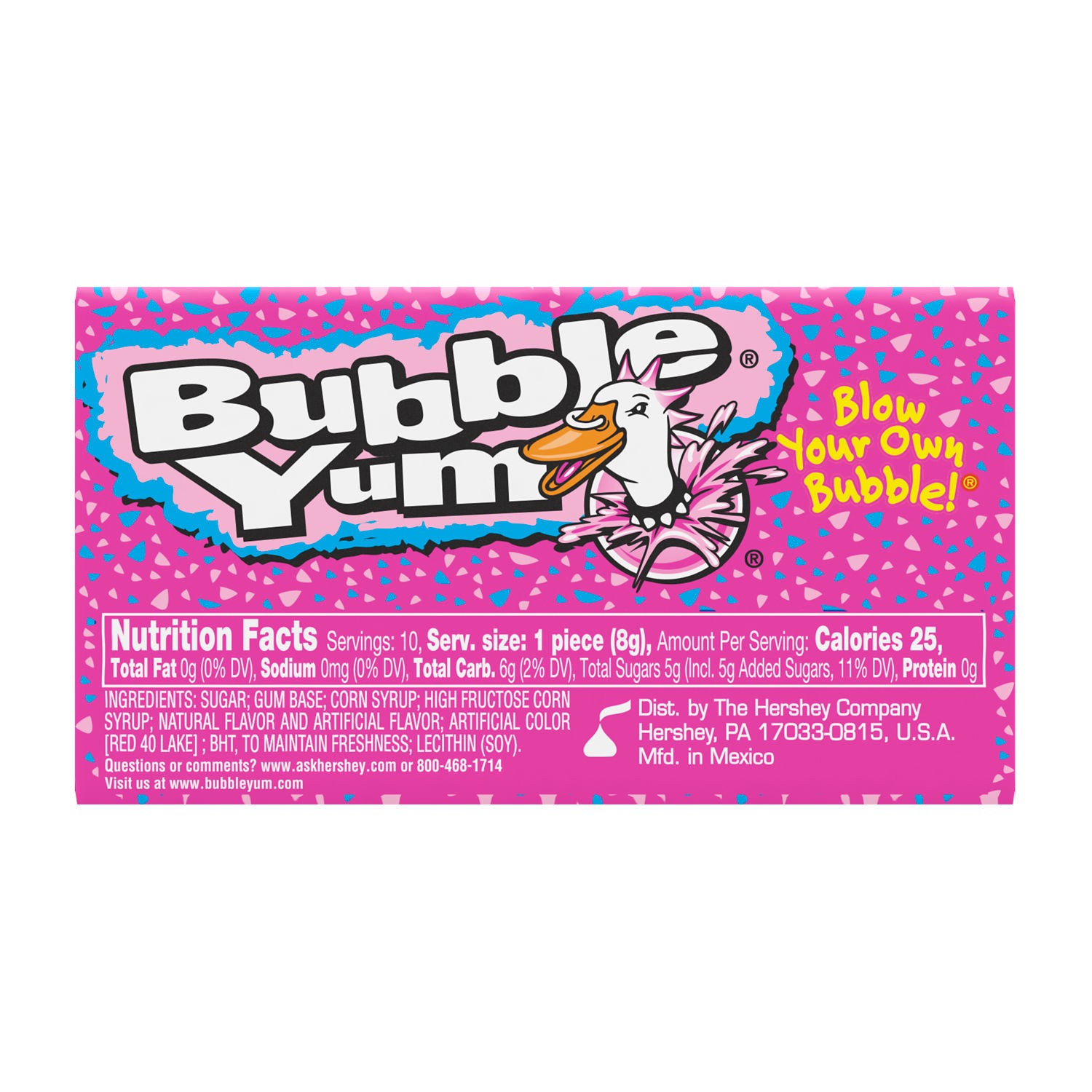 slide 3 of 7, BUBBLE YUM Original Chewy, Bubble Gum Pack, 2.82 oz, 2.82 oz