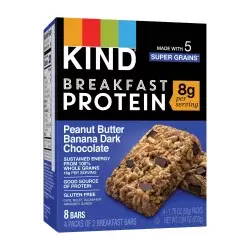 KIND Peanut Butter Banana Dark Chocolate Protein Bars - 4ct