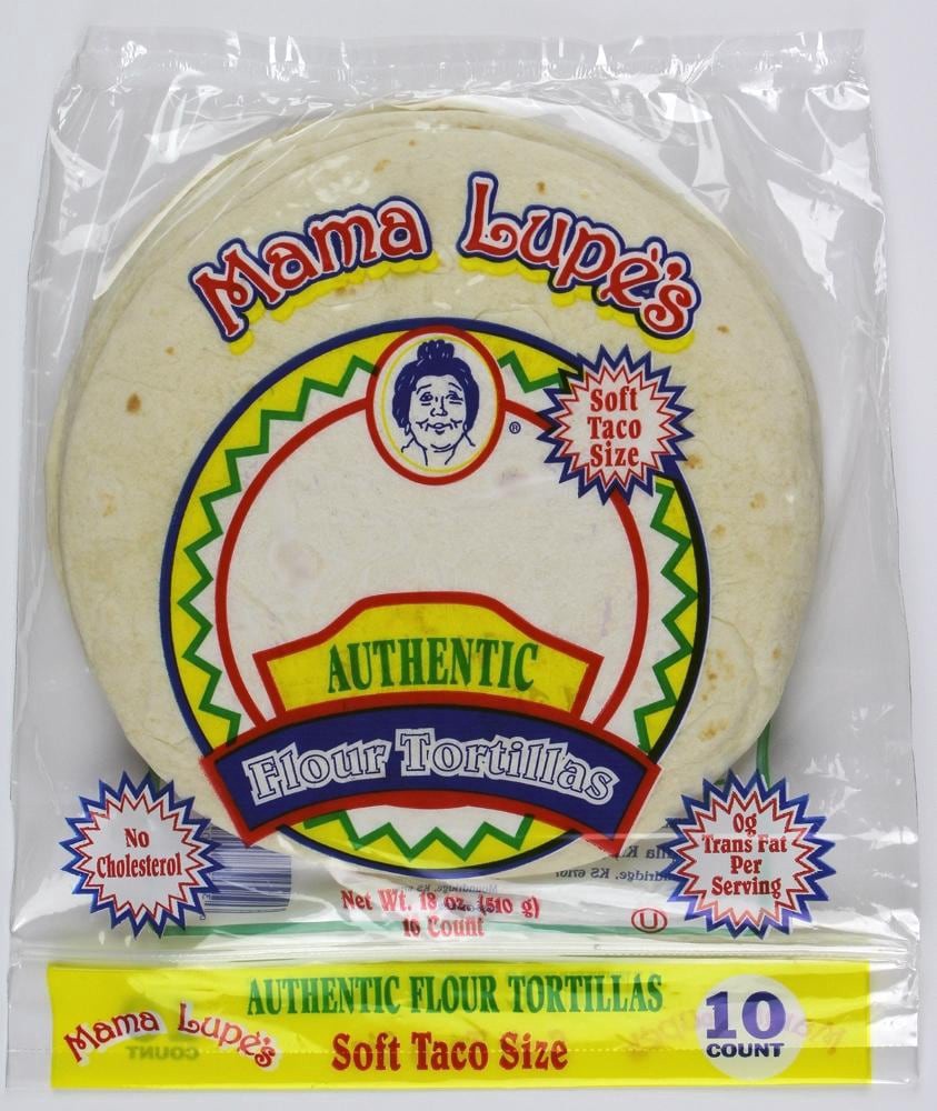 slide 2 of 2, Mama Lupe's Taco Size Authentic Flour Tortillas - 18oz/10ct, 18 oz