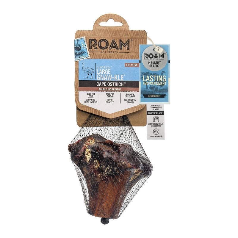 slide 1 of 4, ROAM Large GnawKle Dog Treats, 10.2 oz