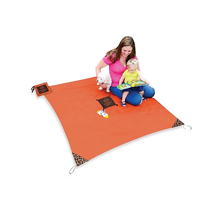 slide 1 of 3, Monkey Mat Your Portable Floor - Orange Sunrise, 1 ct