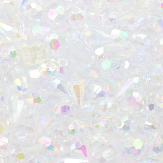 slide 1 of 4, Mixed Faceted Beads, 260ct. By Creatology, 260 ct