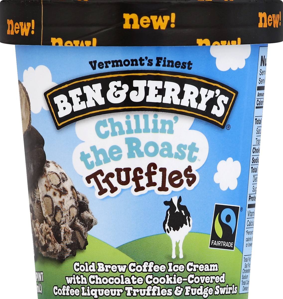 slide 2 of 6, Ben & Jerry's Chillin' The Roast Truffles Ice Cream, 1 pint