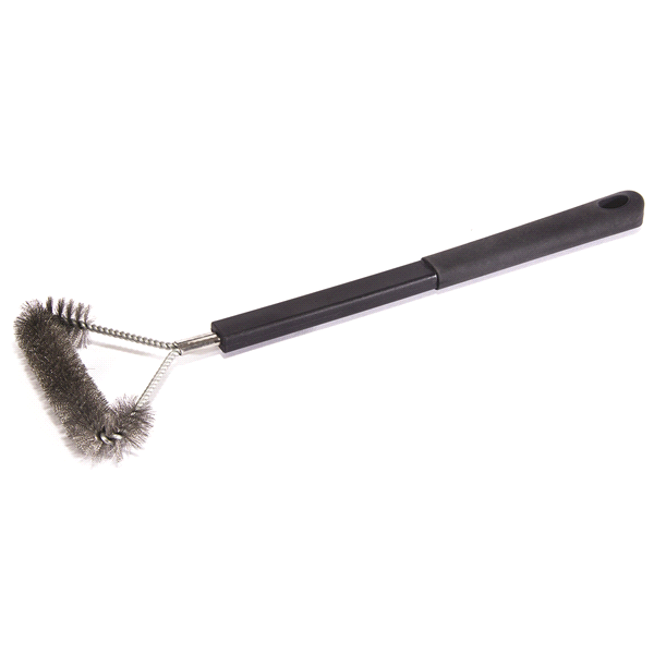 slide 1 of 1, Grand Gourmet Grill Brush Wire Notched Handle, 1 ct