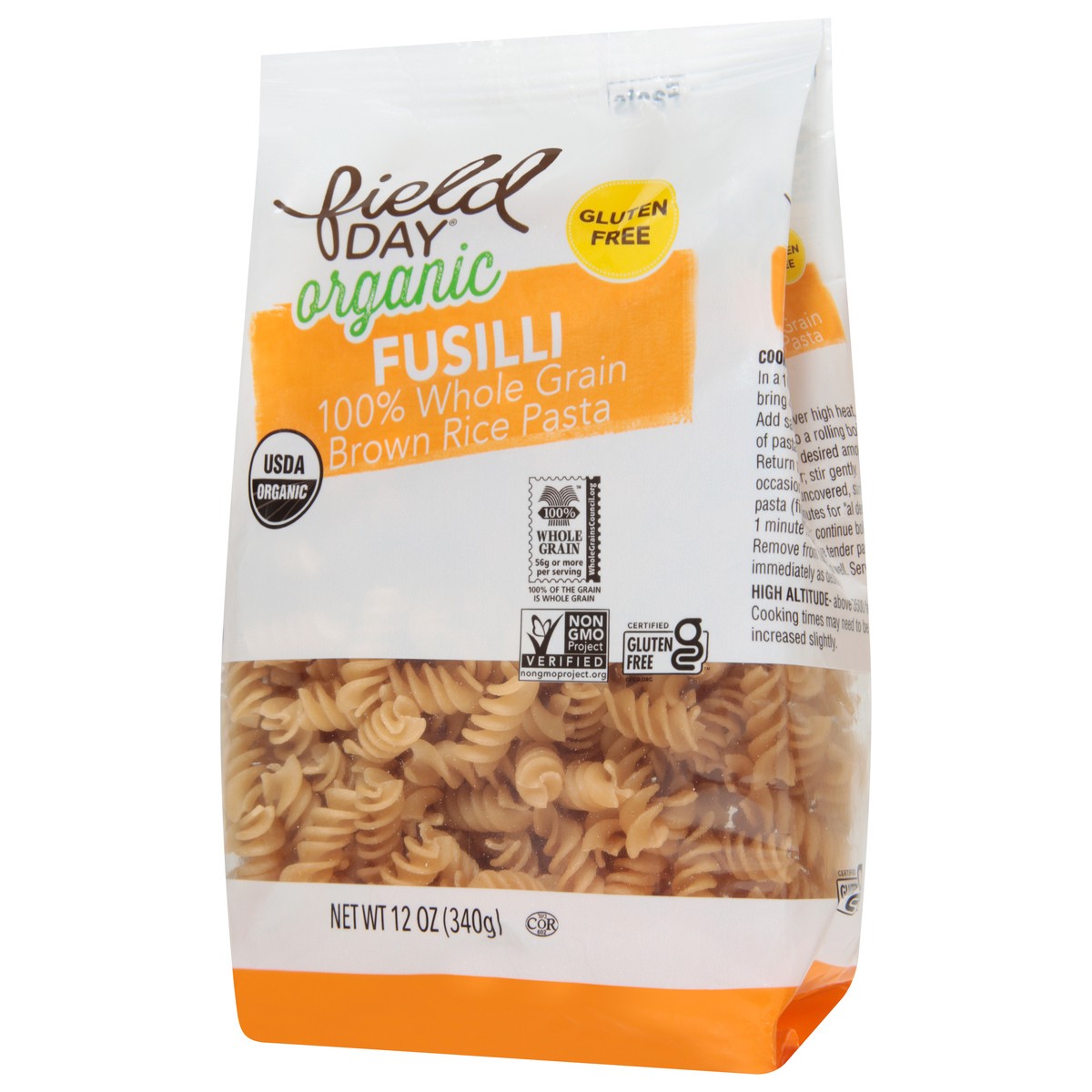 slide 8 of 14, Field Day Organic Fusilli 12 oz, 12 oz