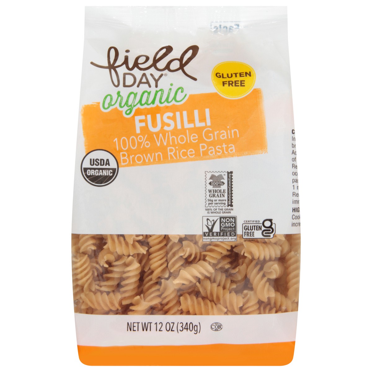 slide 2 of 14, Field Day Organic Fusilli 12 oz, 12 oz