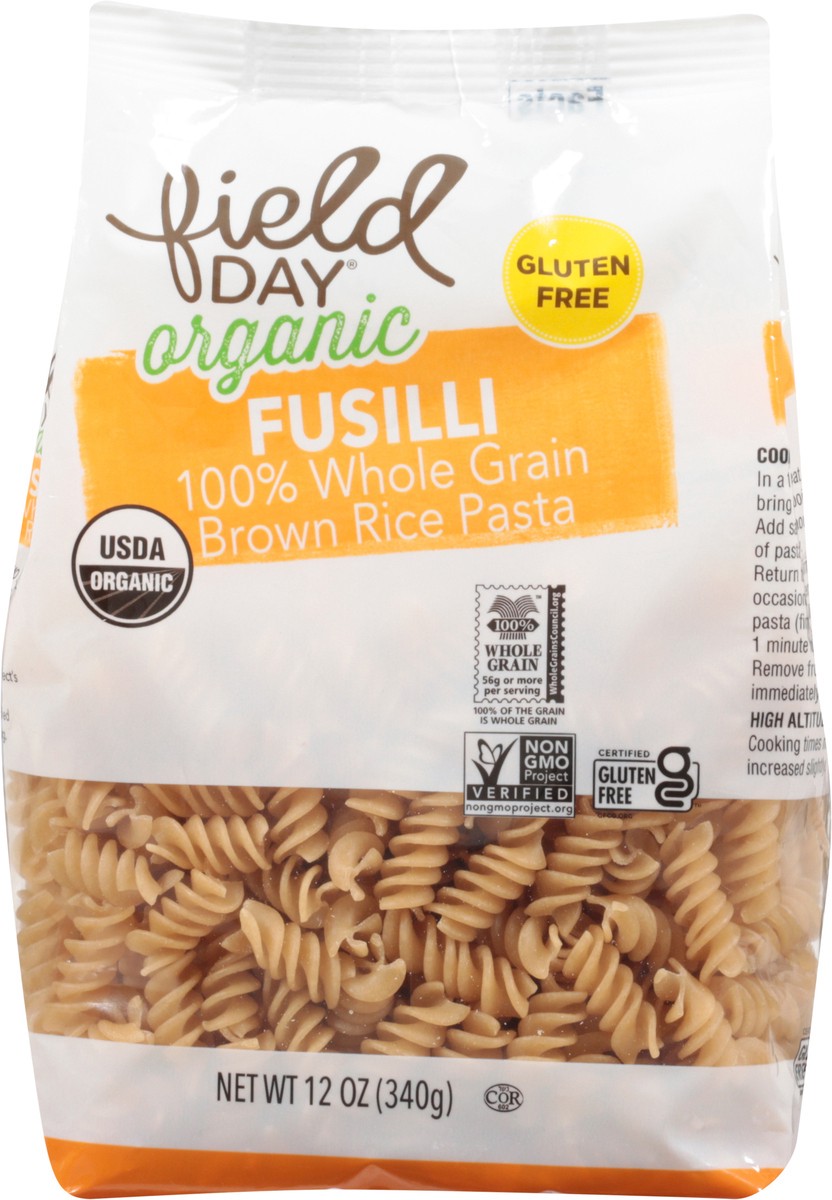 slide 14 of 14, Field Day Organic Fusilli 12 oz, 12 oz