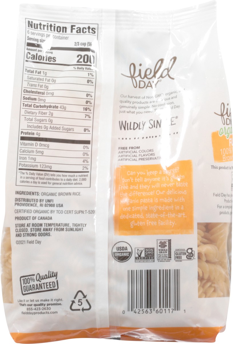 slide 3 of 14, Field Day Organic Fusilli 12 oz, 12 oz