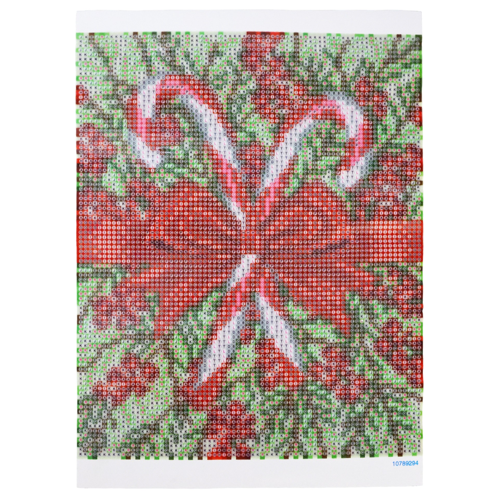 slide 4 of 4, 8" X 10" Candy Cane Diamond Art Kit With Frame By Make Market, 8 in x 10 in