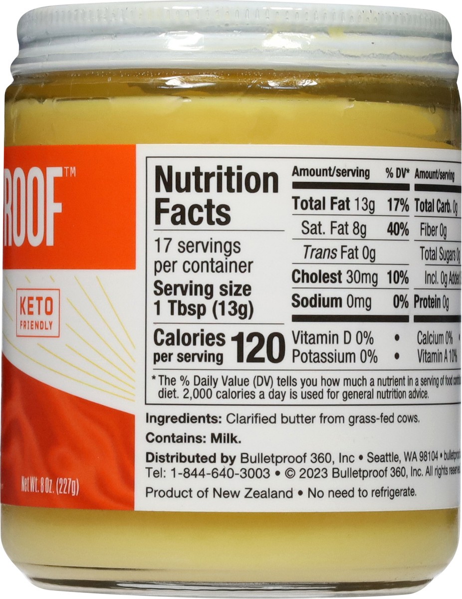 slide 7 of 13, Bulletproof Gress-Fed Ghee Clarified Butter 8 oz, 8 oz