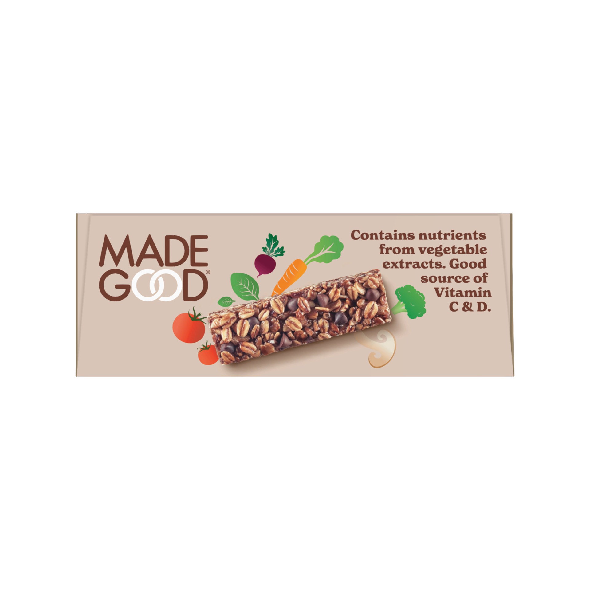 slide 3 of 8, MadeGood Family Pack Chocolate Chip Granola Bars Family Pack 12 - 0.85 oz Wrappers, 12 ct; 0.85 oz