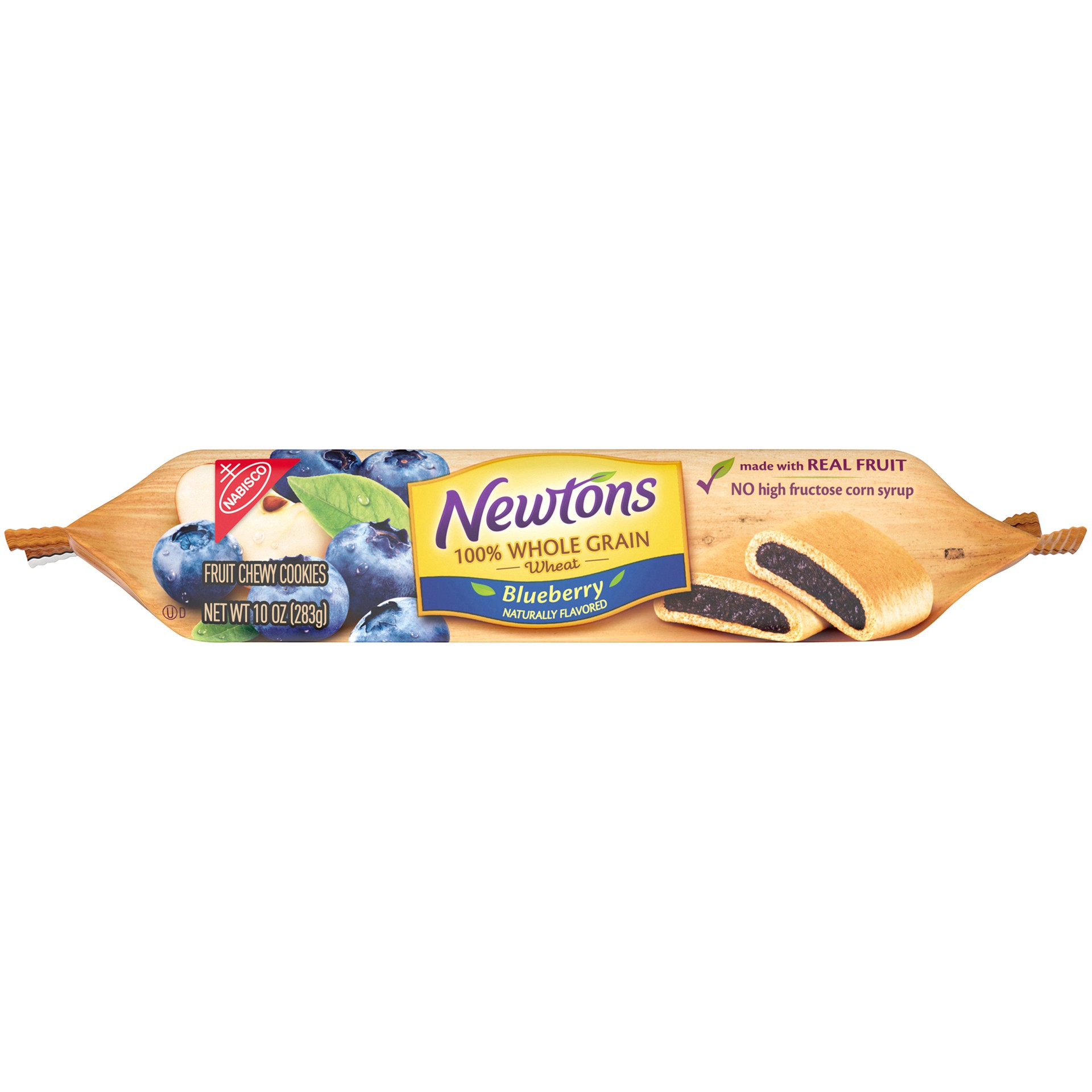 slide 4 of 5, Newtons Blueberry 100% Whole Grain Fruit Chewy Cookies, 10 oz package, 10 oz