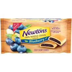 Newtons Blueberry 100% Whole Grain Fruit Chewy Cookies, 10 oz package