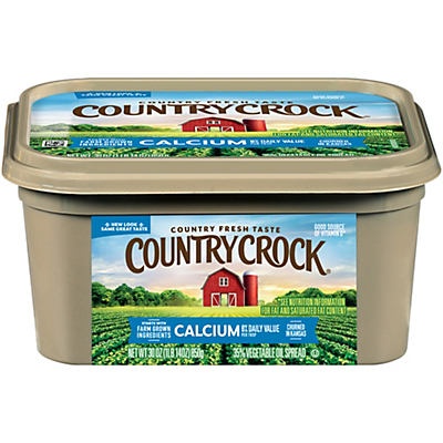slide 1 of 1, Shedd's Spread Country Crock Calcium 39% Vegetable Oil Spread, 24 oz