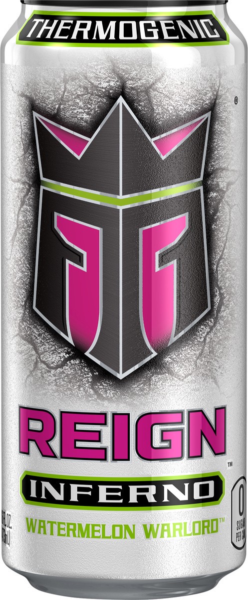 slide 2 of 2, Reign Inferno Watermelon Warlord Energy Drink 16 fl oz, 16 fl oz