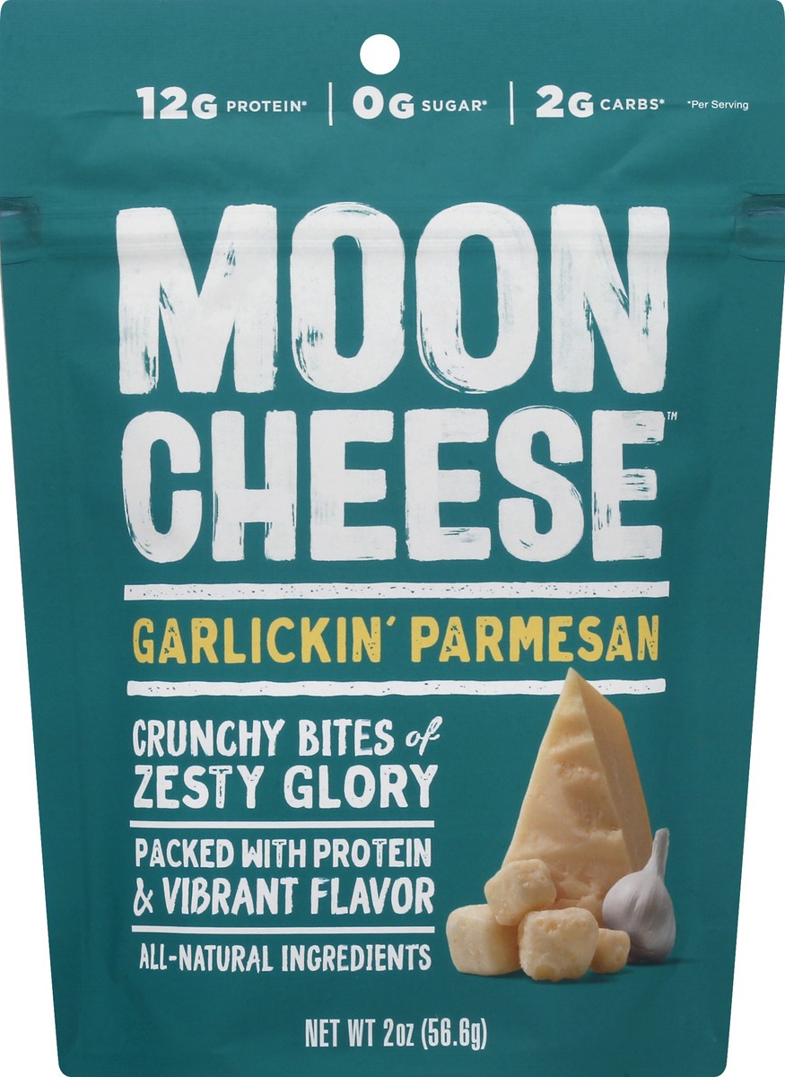 slide 7 of 11, Moon Cheese Garlickin' Parmesan Bites, 2 oz