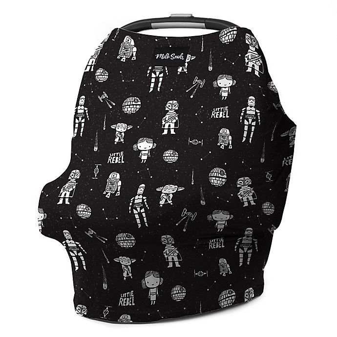 slide 1 of 1, Milk Snob Multi-Use Star Wars Little Rebel Car Seat Cover - Black, 1 ct