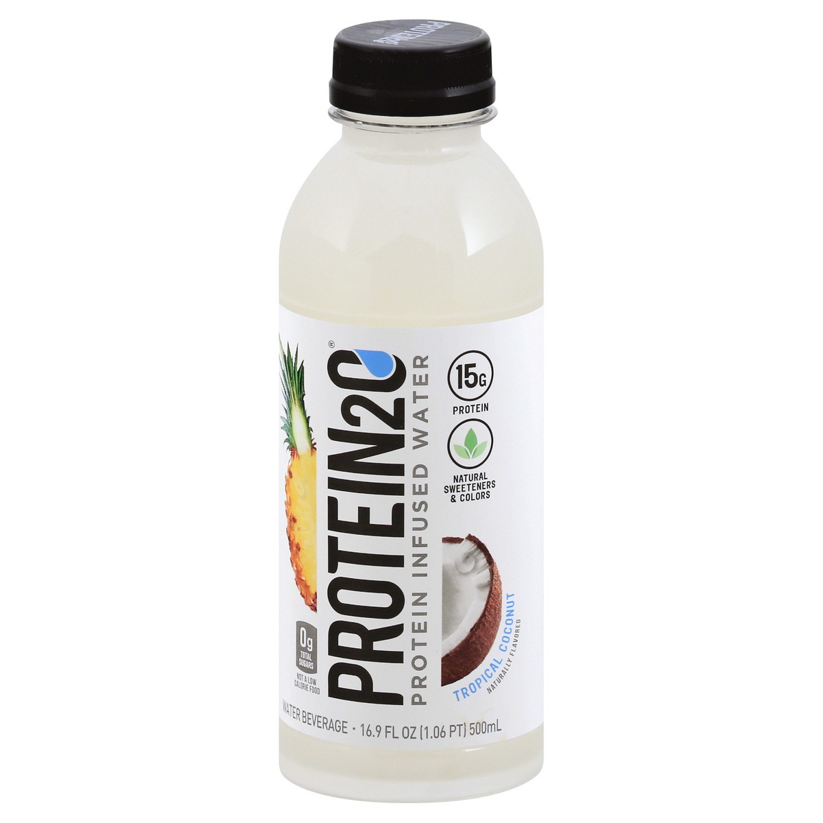 slide 6 of 9, Protein2o Protein Infused Tropical Coconut Water 16.9 oz - 16.9 fl oz, 16.9 fl oz