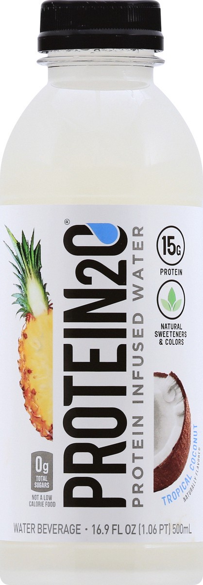 slide 9 of 9, Protein2o Protein Infused Tropical Coconut Water 16.9 oz - 16.9 fl oz, 16.9 fl oz