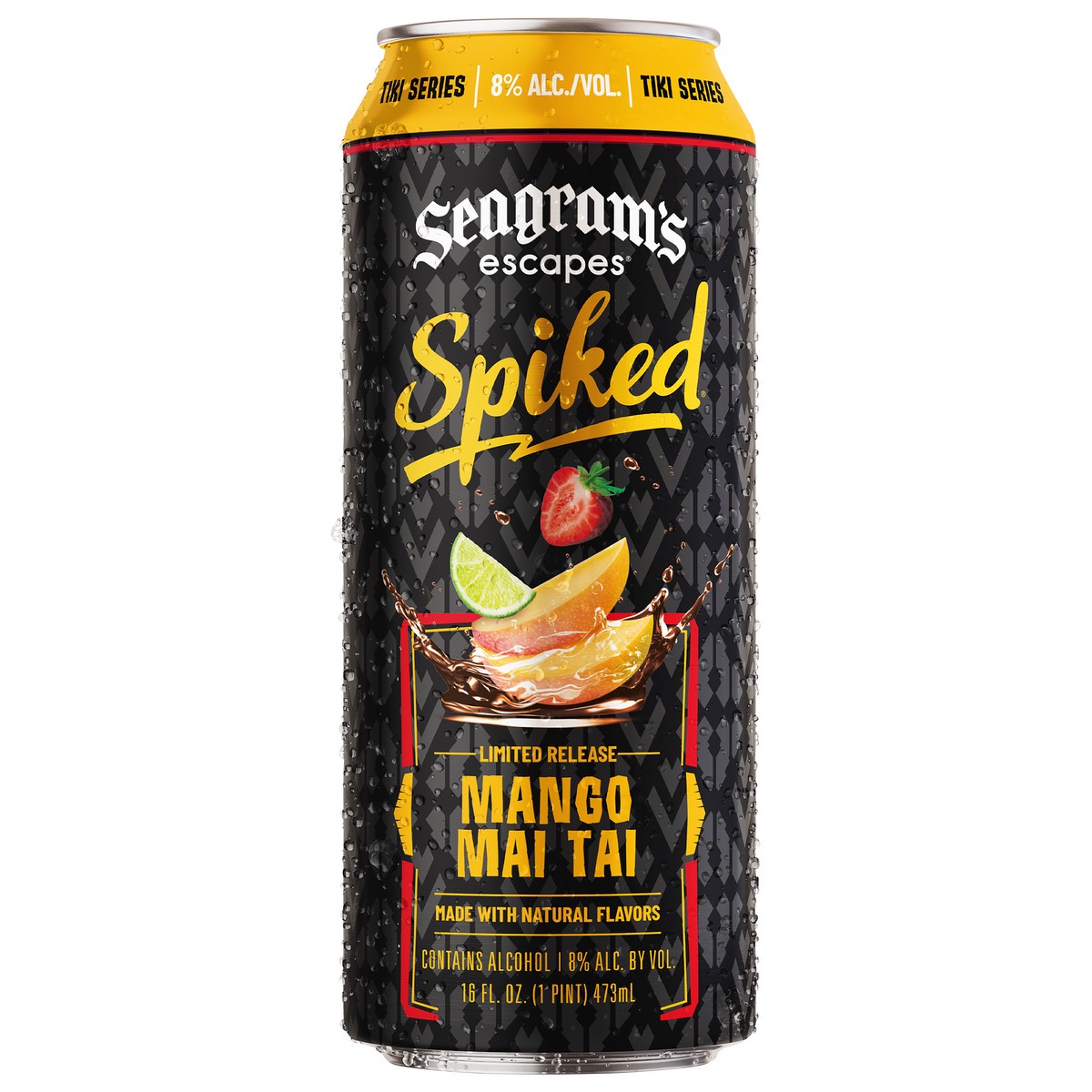 slide 1 of 3, Seagram's Seagrams Spiked Tiki Series Rotations single can, 16 fl oz