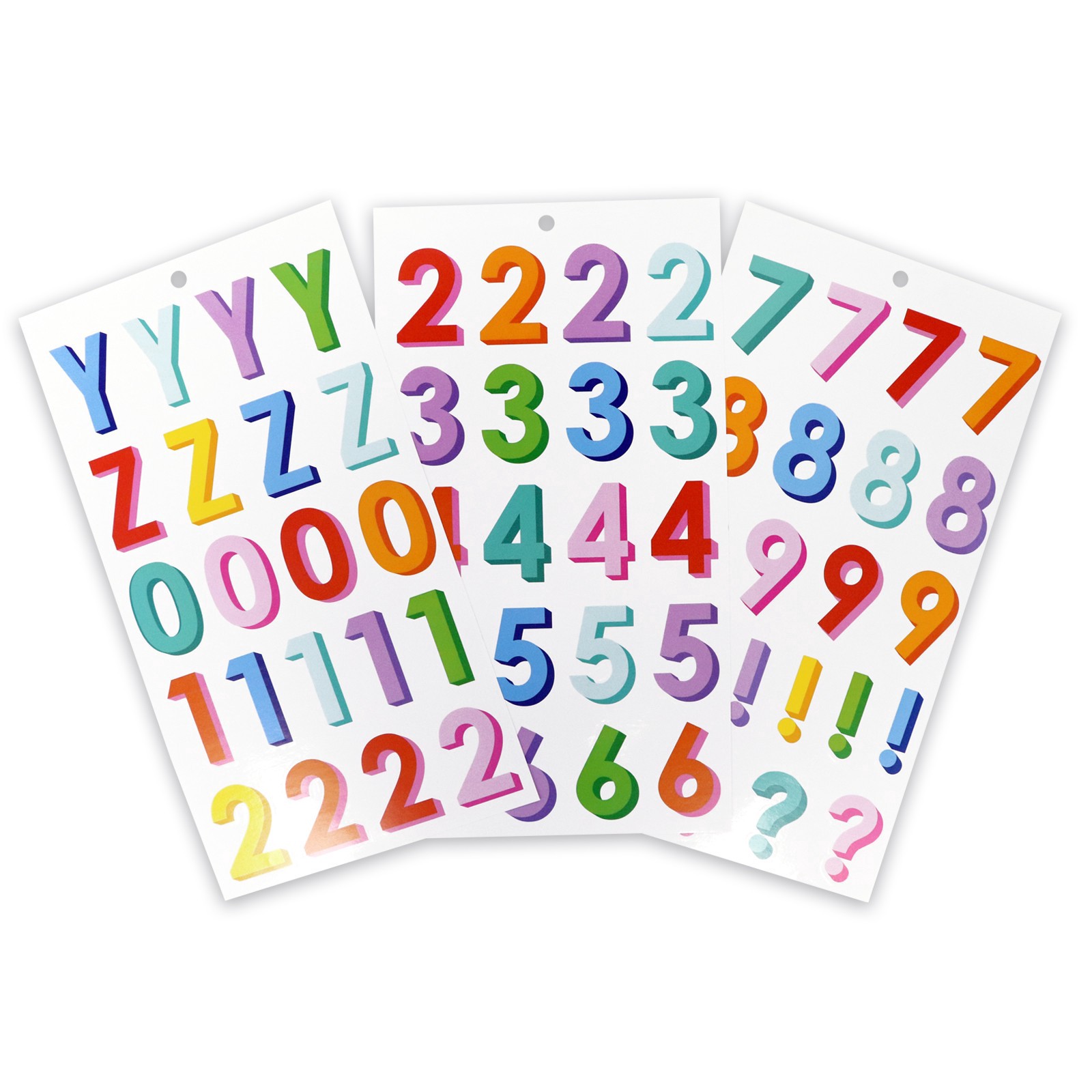 slide 4 of 7, Multicolor Vinyl Alphabet Sticker Sheets By Recollections, 6.8 in x 12.6 in